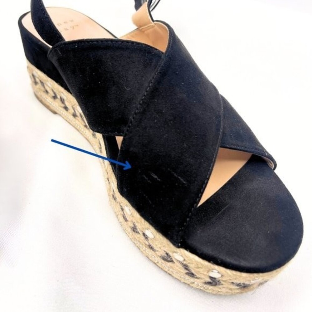 Women's Wedge Espadrille Platform Shoes | Sandals Size 8 - Picture 9 of 11